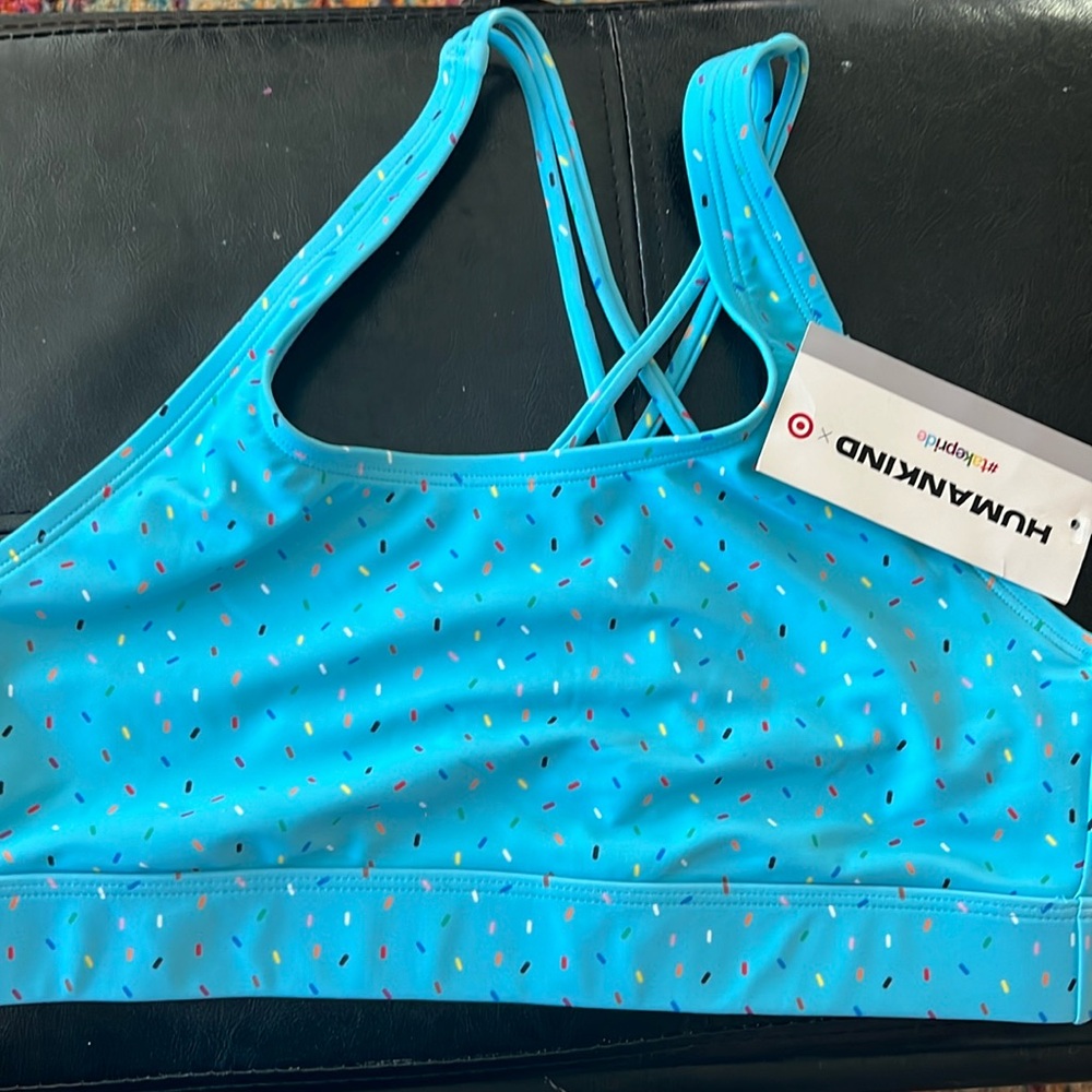 Target + HUMANKIND multicolor swim top size M